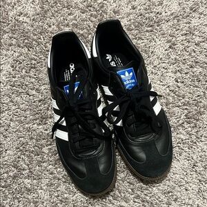 Adidas Black and White Sneakers with Classic Design